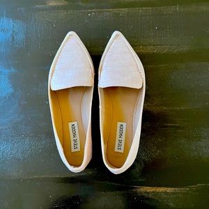 Pink croc Steve Madden flats